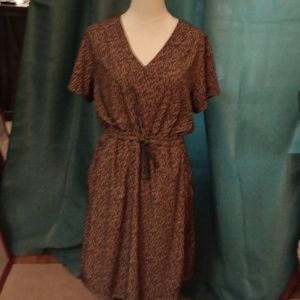 REI short sleeve travel  dress. Sz XL